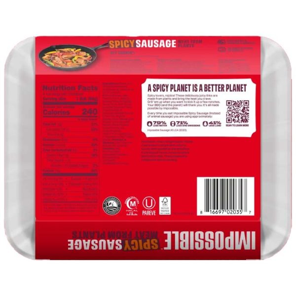 Impossible - Sausage Links Spicy, 13.5oz For Cheap