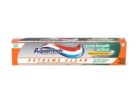 Aquafresh Extreme Clean Pure Breath Action 158.8g Online Sale