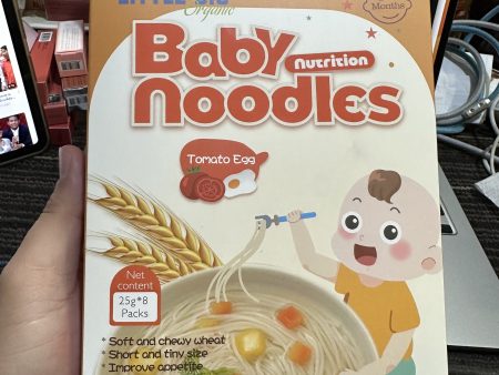 Little Bio Organic Baby Noodles Tomato Egg 8*25g Online Sale