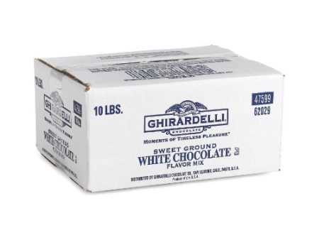 Ghirardelli Sweet Ground White Chocolate Powder 10lb For Discount