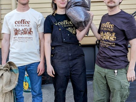 Coffee Exchange 40th Anniversary T-Shirt Hot on Sale