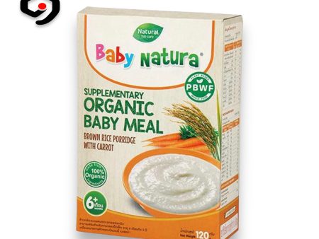 Baby Natura Organic Brown Rice Porridge  Carrot 6M+ 120g Discount