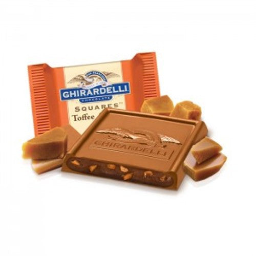 Ghirardelli Toffee Crunch Milk Chocolate Squares Hot on Sale