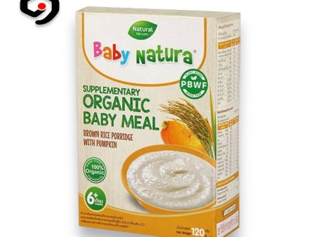 Baby Natura Organic Brown Rice With Pumpkin 6M+ 120g Online now