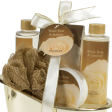 White Rose Jasmine Gold Tub Spa Bath Gift Set For Discount