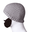 Free Fisher Unisex Knit Beanie Stubble Beard on Sale