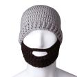 Free Fisher Unisex Knit Beanie Stubble Beard on Sale