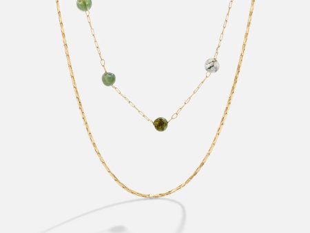 Layered Alana Gold & Stone Necklace Cheap