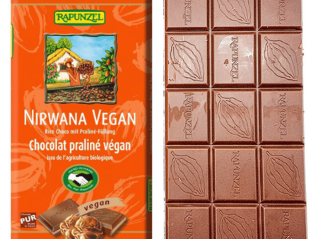 Rapunzel Organic Swiss Nirwana Praline Bar 100g Supply