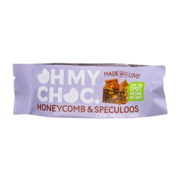 Oh My Choc Honeycomb & Speculoos Tiffin Bar 50g For Discount