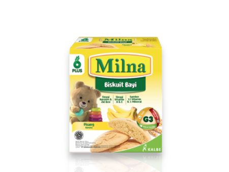 Milna Baby Biscuit  Banana 6M+ 130g For Cheap