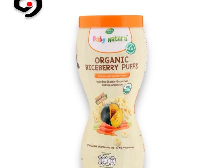 Baby Natura Organic Riceberry Puffs Pumpkin with Carrot Flavour 1Y+ 40g Online