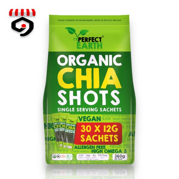 Perfect Earth Organic Chia Seed Shots 30*12g Sale