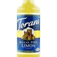 Torani Sugar Free Lemon Syrup 750 mL Cheap