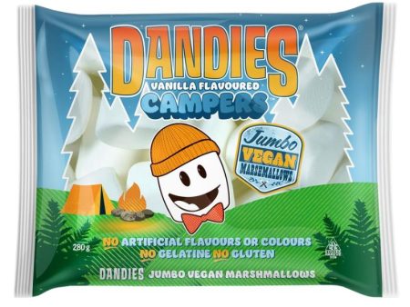 Dandies Campers Giant Vegan Marshmallows 280g Online Hot Sale