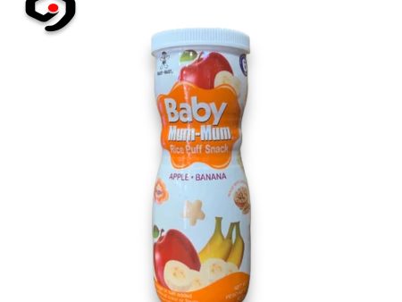 Baby Mum Mum Rice Puff Snack Apple Banana 50g Hot on Sale