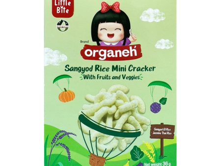 Little Bite Organeh Sangyod Rice Mini Cracker With Fruits And Veggies 36g Fashion