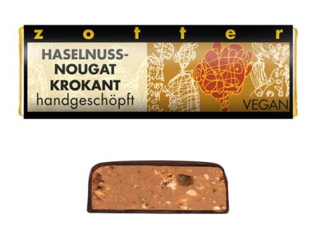 Zotter Organic Hazelnut Praline Austrian Chocolate 20g For Sale