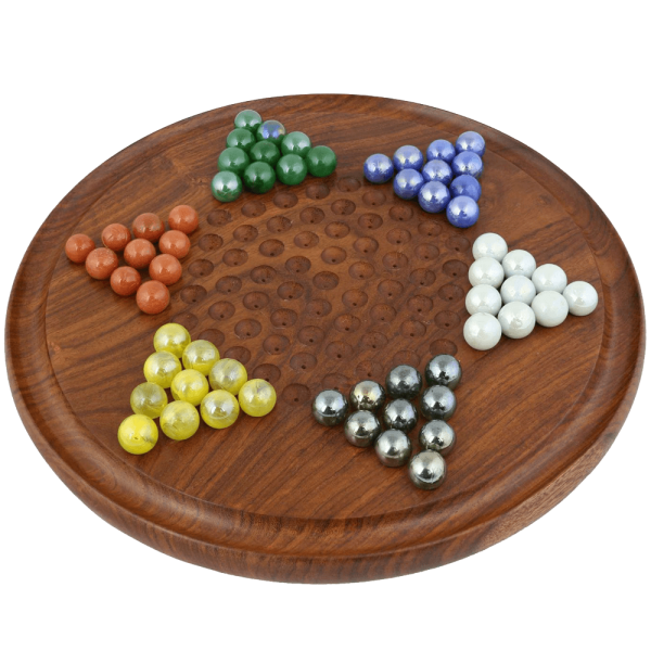 Game Chinese Checkers with Marbles Handcrafted Wooden Toys from India For Discount