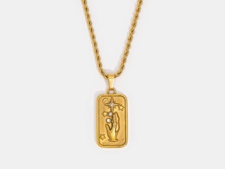 ‘The Star’ Tarot Pendant Necklace Fashion