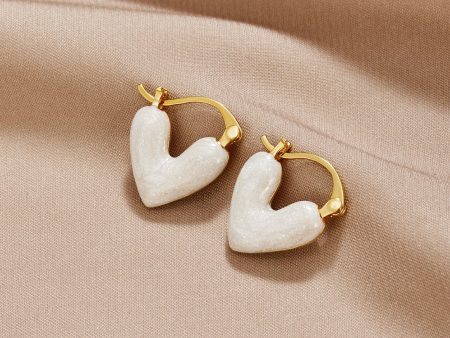 ‘Pure Love’ Heart Earrings Supply