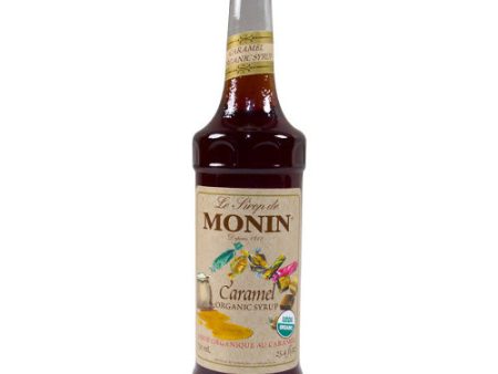 Monin Organic Caramel Syrup 750 mL on Sale