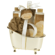 White Rose Jasmine Gold Tub Spa Bath Gift Set For Discount