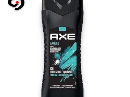 Axe Apollo Sage & Cedalwood Scent 3in1 Body Wash 400ml on Sale