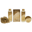 White Rose Jasmine Gold Tub Spa Bath Gift Set For Discount