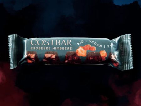 Costbar Organic Raspberry & Strawberry Chocolate 38g Supply