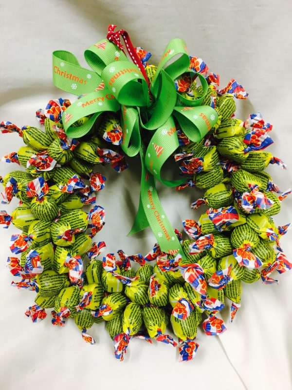 Lolly Wreath For Cheap