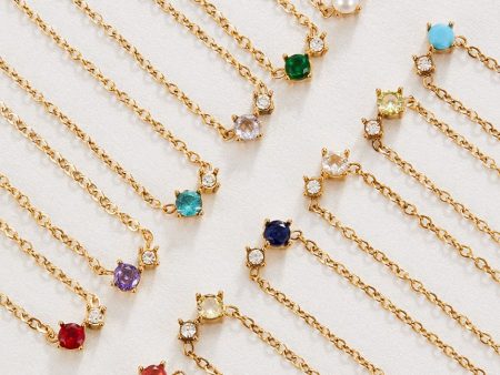 Alea Crystal Birthstone Necklace Online