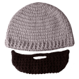 Free Fisher Unisex Knit Beanie Stubble Beard on Sale