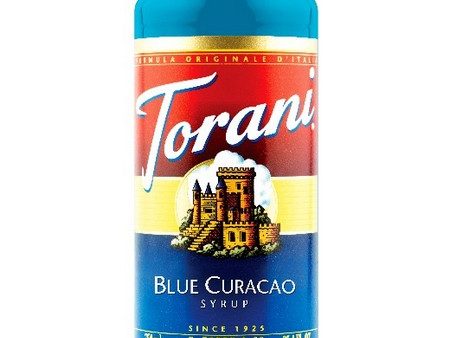 Torani Blue Curacao Syrup 750 mL Supply