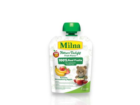 Milna Nature Delight Banana, Strawberry And Apple 80g For Discount