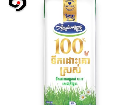 Angkor Milk 100% UHT Fresh Milk Sweetened 1L For Discount