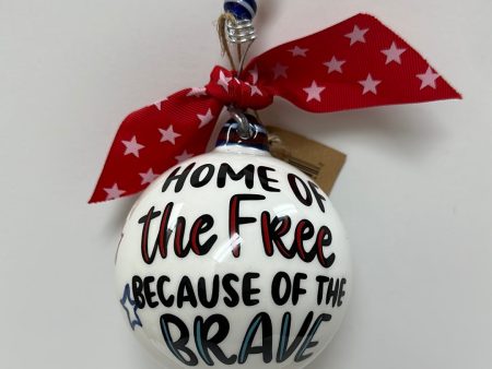 HOME OF THE FREE ORNAMENT-0642 For Cheap